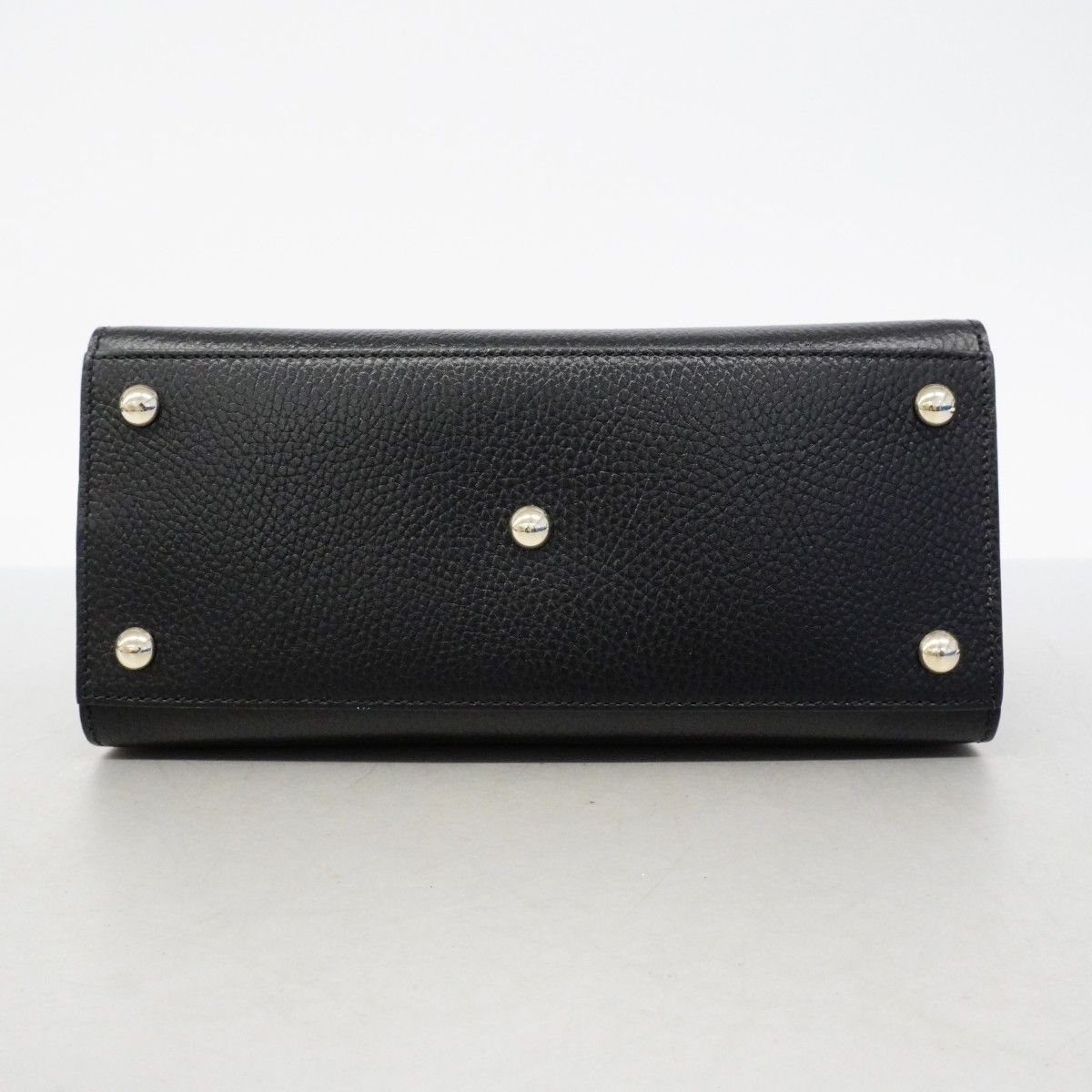 Gucci Handbag Soho Leather Black Champagne Gold 2-Way — view 3