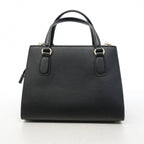 Gucci Handbag Soho Leather Black Champagne Gold 2-Way — view 8