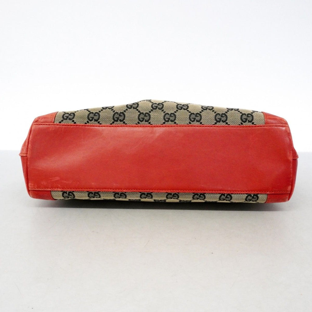 Gucci Tote GG Canvas 002 Black Red Gold — view 3