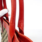 Gucci Tote GG Canvas 002 Black Red Gold — view 9