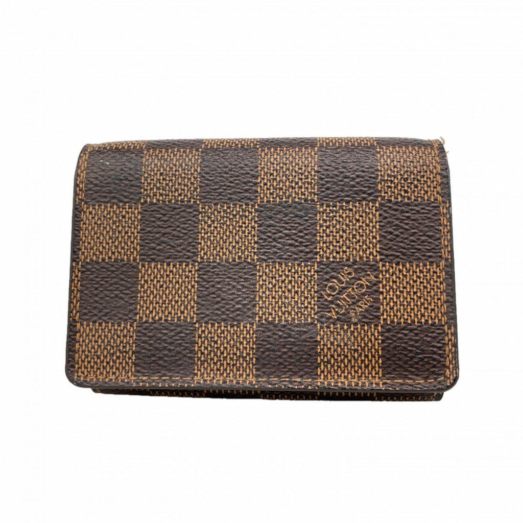 Louis Vuitton Card Case Damier Business Holder Ebene