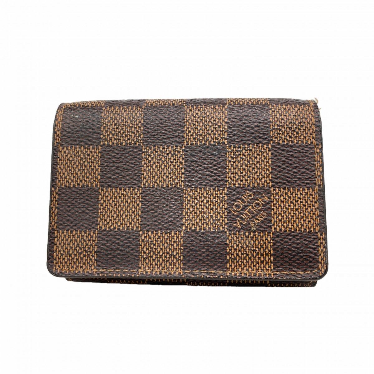 Louis Vuitton Card Case Damier Business Holder Ebene