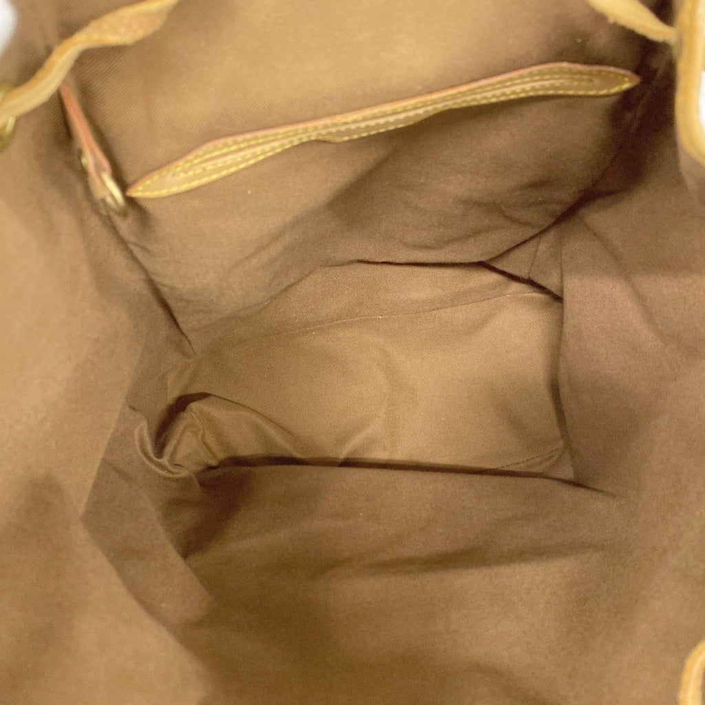 Louis Vuitton Backpack Monogram Montsouris GM Brown — view 4