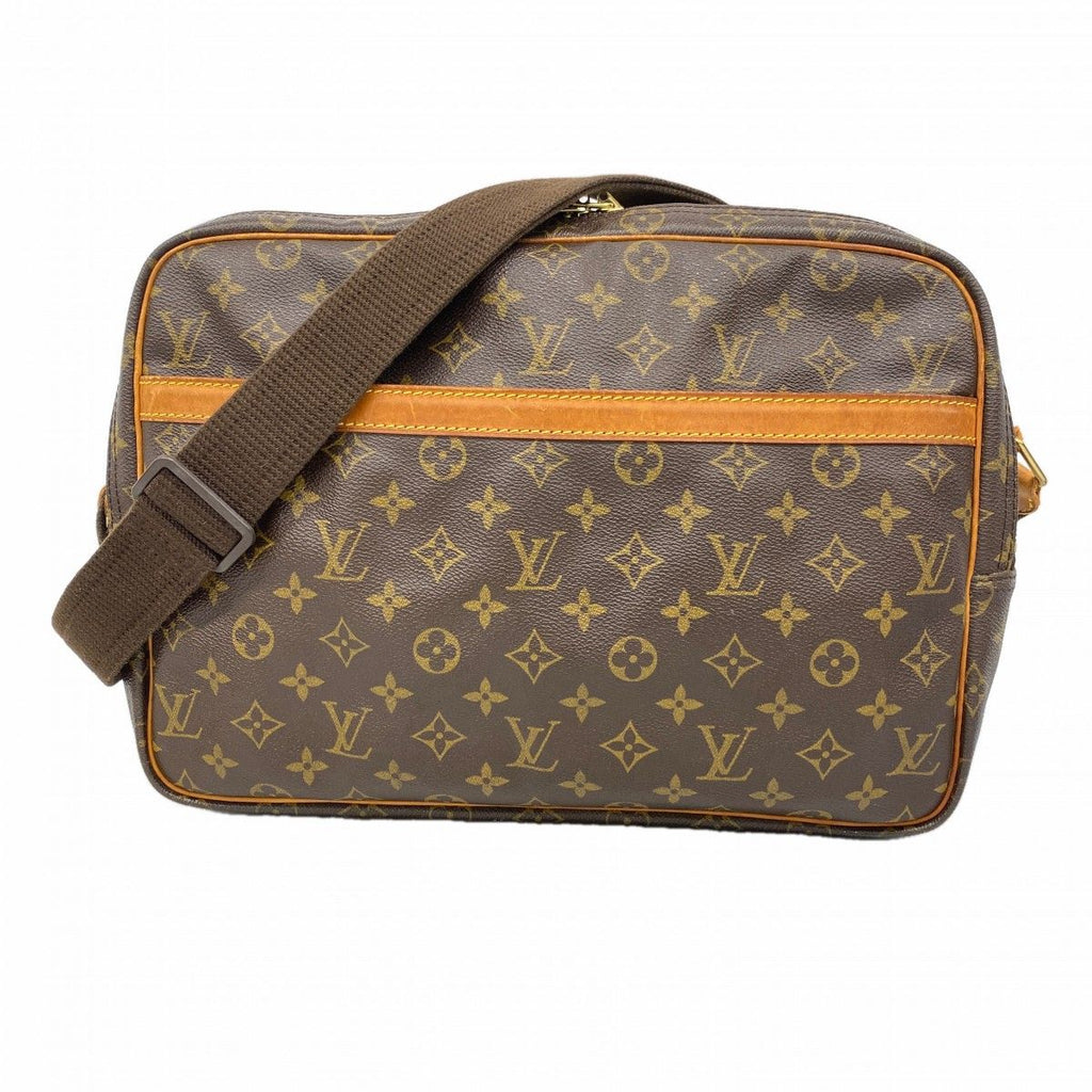 Louis Vuitton Shoulder Bag Monogram Reporter GM Brown