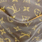 Louis Vuitton Shoulder Bag Monogram Reporter GM Brown — view 6