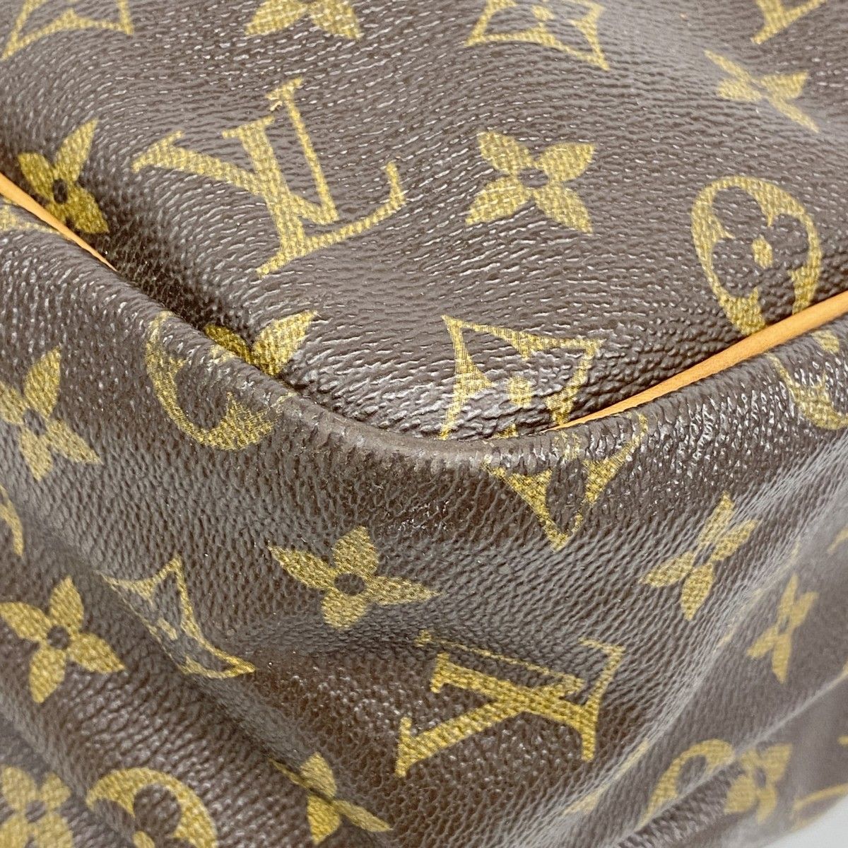 Louis Vuitton Shoulder Bag Monogram Reporter GM Brown — view 6