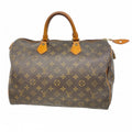 Louis Vuitton Handbag Monogram Speedy 35 Brown