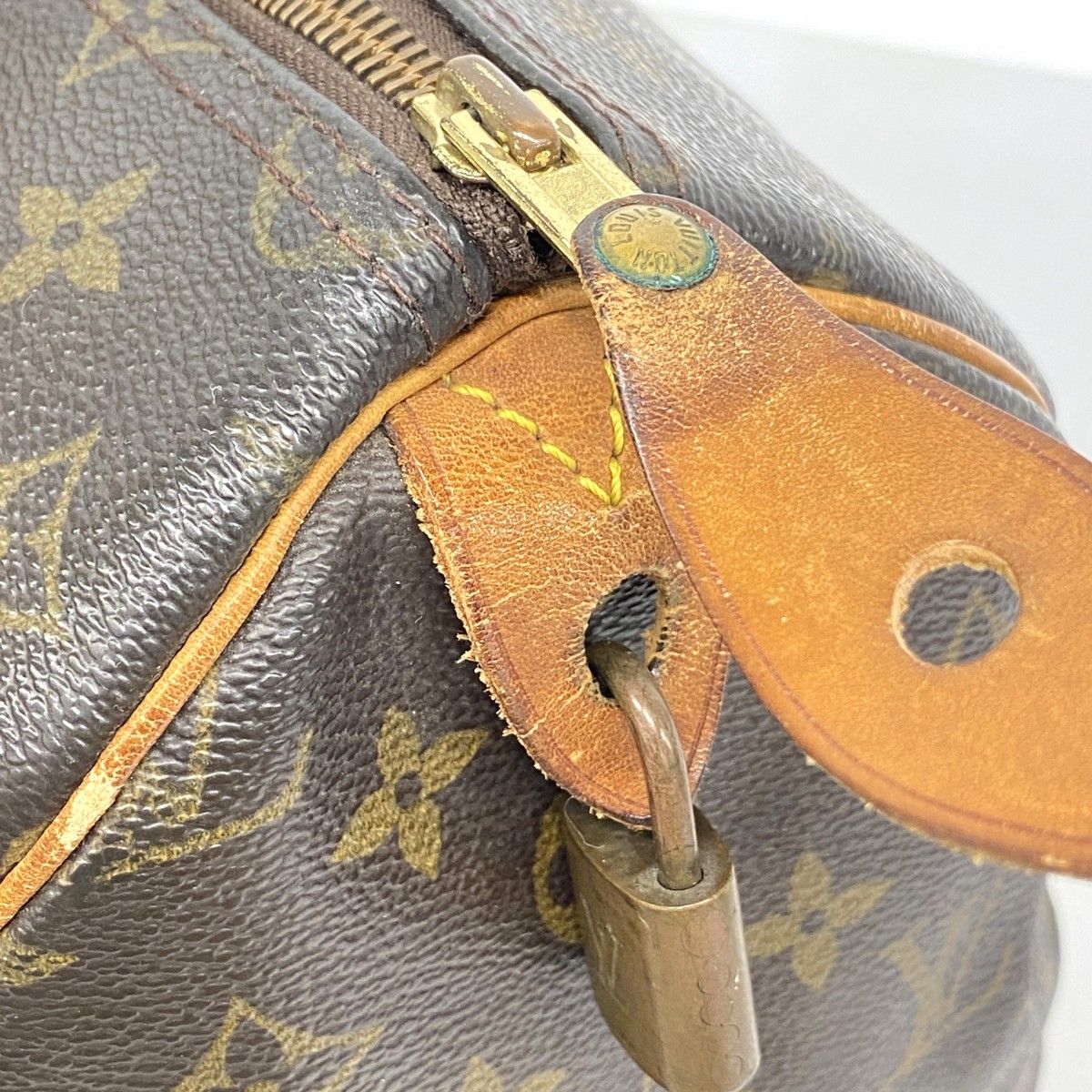 Louis Vuitton Handbag Monogram Speedy 35 Brown — view 9