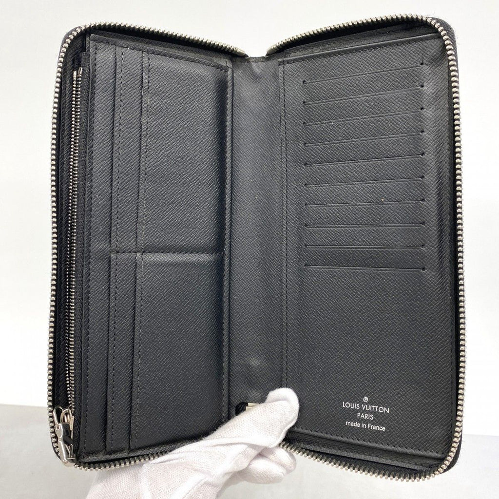Louis Vuitton Wallet Taiga Zippy Vertical Noir — view 3