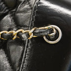 Chanel Backpack Blanc Calfskin Black Gold Silver — view 9