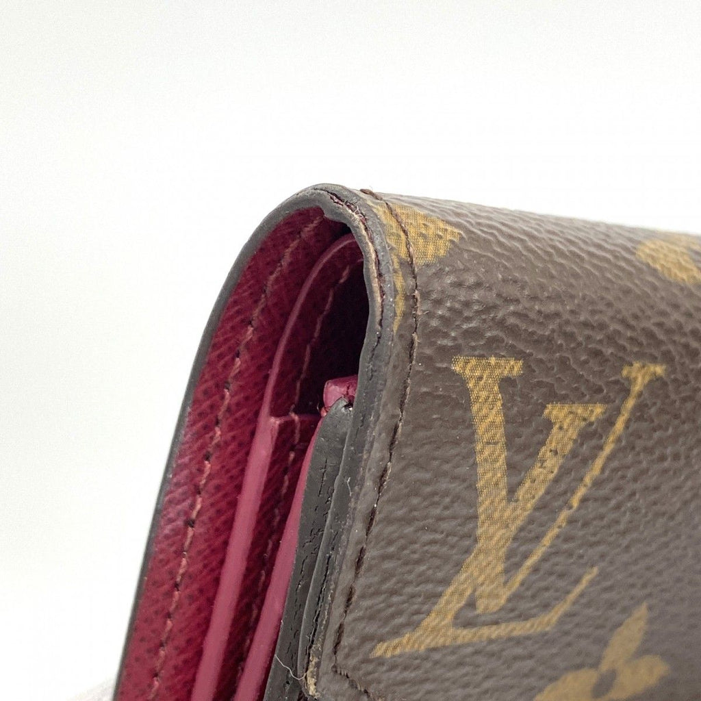 Louis Vuitton Trifold Wallet Monogram Portefeuille Victorine Fuchsia — view 7