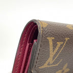 Louis Vuitton Trifold Wallet Monogram Portefeuille Victorine Fuchsia — view 7