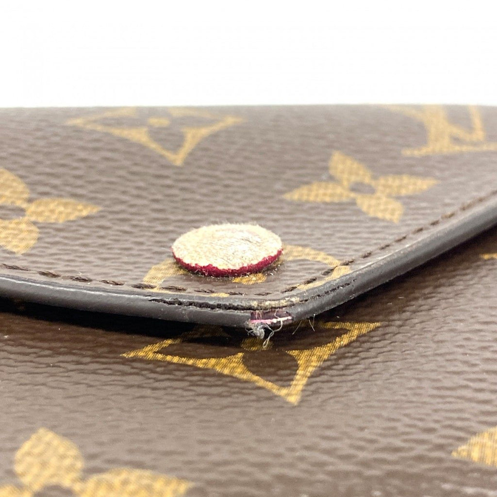 Louis Vuitton Trifold Wallet Monogram Portefeuille Victorine Fuchsia — view 8