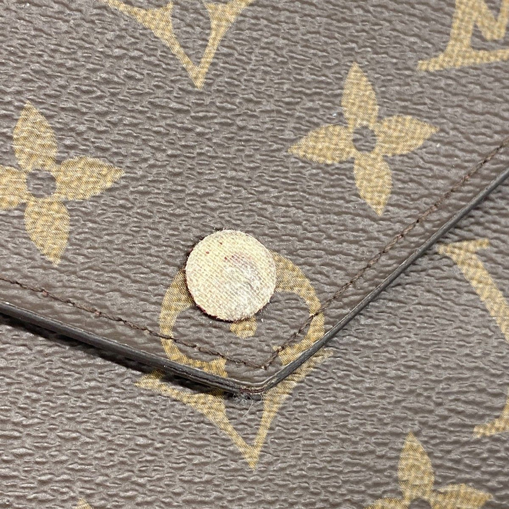 Louis Vuitton Trifold Wallet Monogram Portefeuille Victorine Fuchsia — view 9