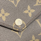 Louis Vuitton Trifold Wallet Monogram Portefeuille Victorine Fuchsia — view 9