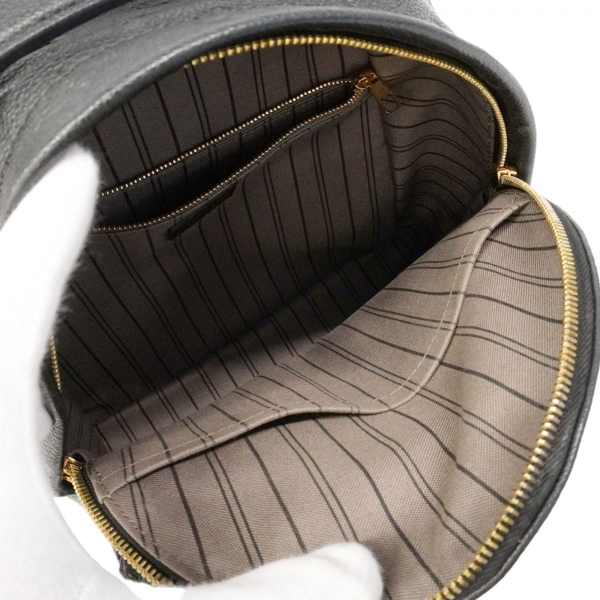 Louis Vuitton Backpack Monogram Empreinte Sorbonne Noir — view 4