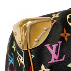 Louis Vuitton Handbag Monogram Multicolor Speedy 30 Noir — view 8