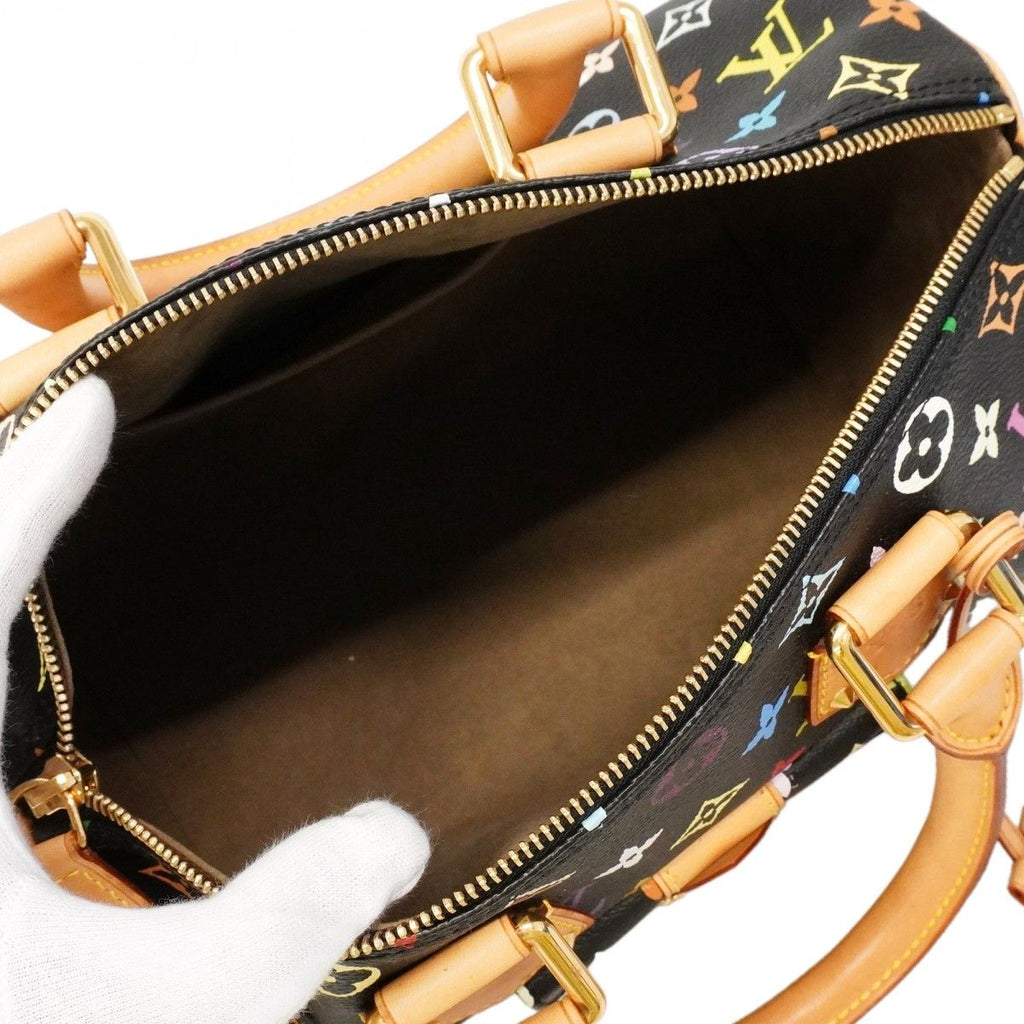 Louis Vuitton Handbag Monogram Multicolor Speedy 30 Noir — view 4