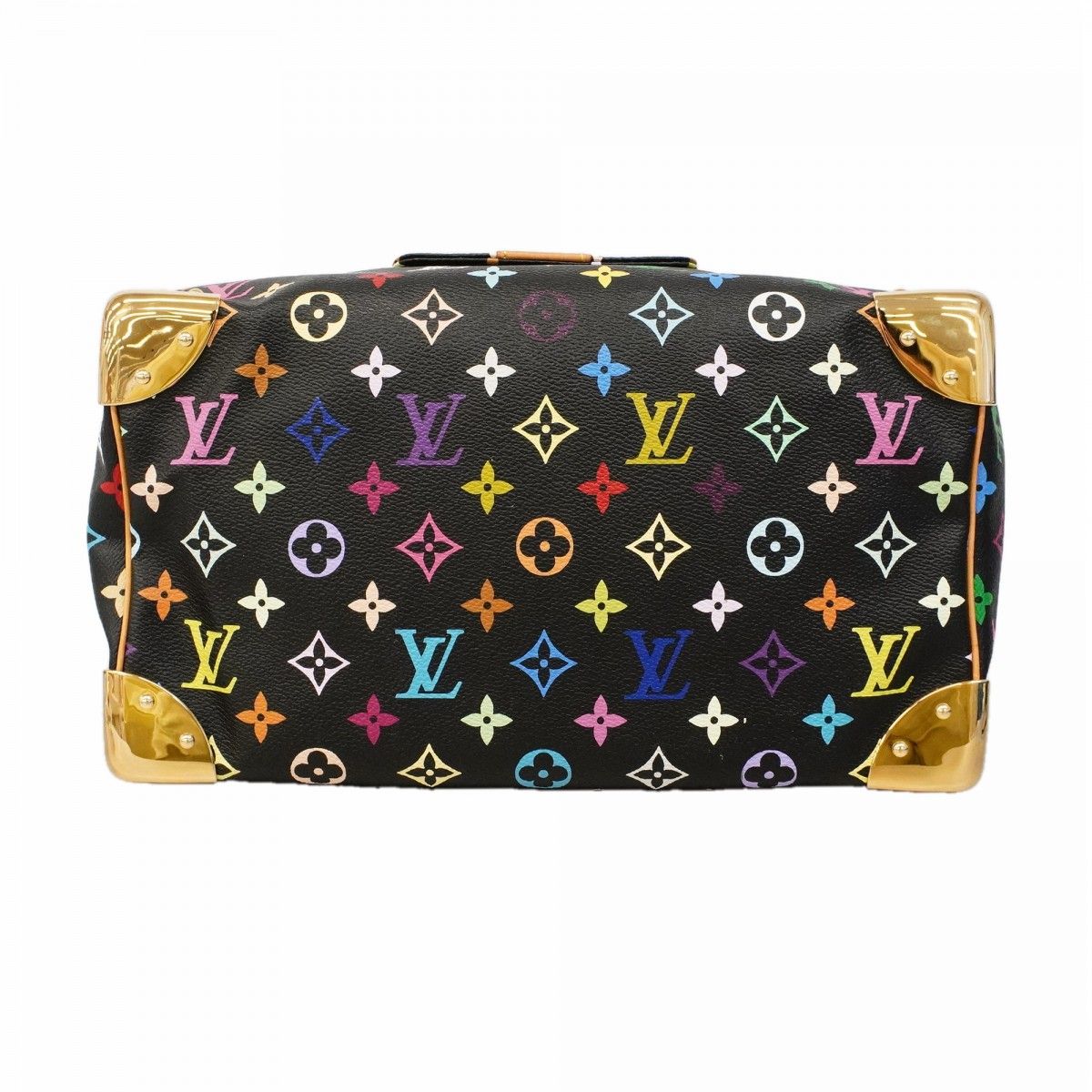 Louis Vuitton Handbag Monogram Multicolor Speedy 30 Noir — view 3