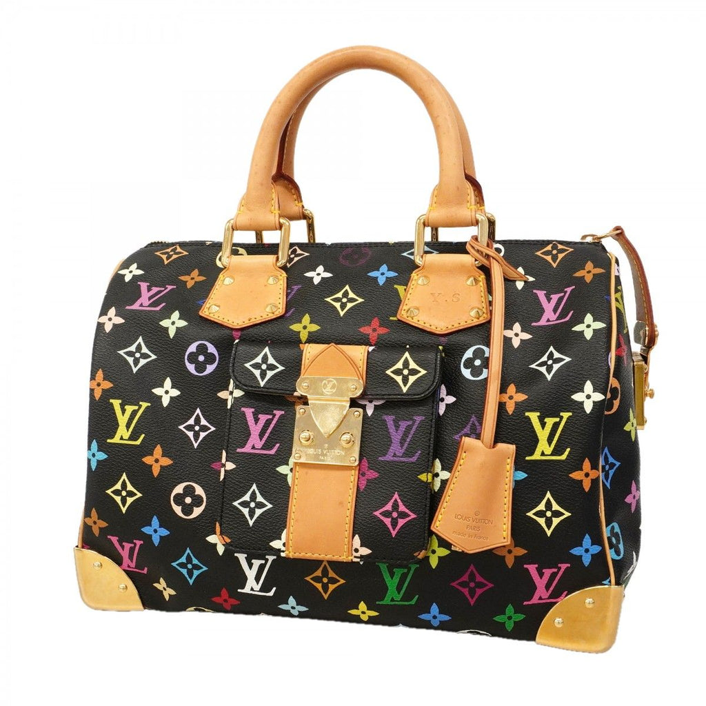 Louis Vuitton Handbag Monogram Multicolor Speedy 30 Noir