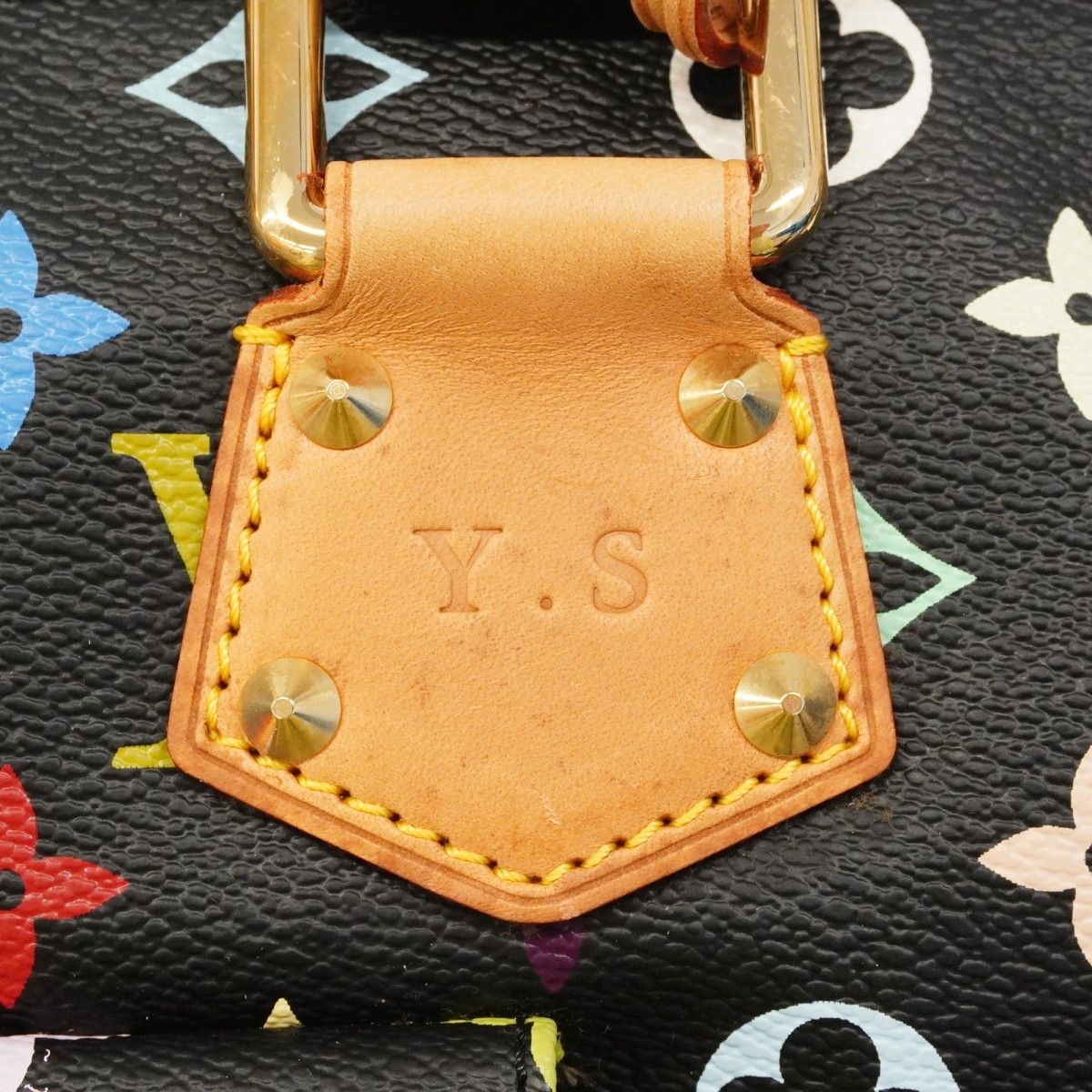 Louis Vuitton Handbag Monogram Multicolor Speedy 30 Noir — view 6