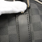Louis Vuitton Boston Bag Damier Graphite Keepall Bandouliere 45 Black Gray — view 9