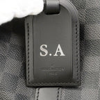 Louis Vuitton Boston Bag Damier Graphite Keepall Bandouliere 45 Black Gray — view 6