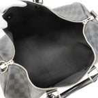 Louis Vuitton Boston Bag Damier Graphite Keepall Bandouliere 45 Black Gray — view 4