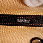 Hermes Tote Garden Party Toile Ash Brown Silver — view 5