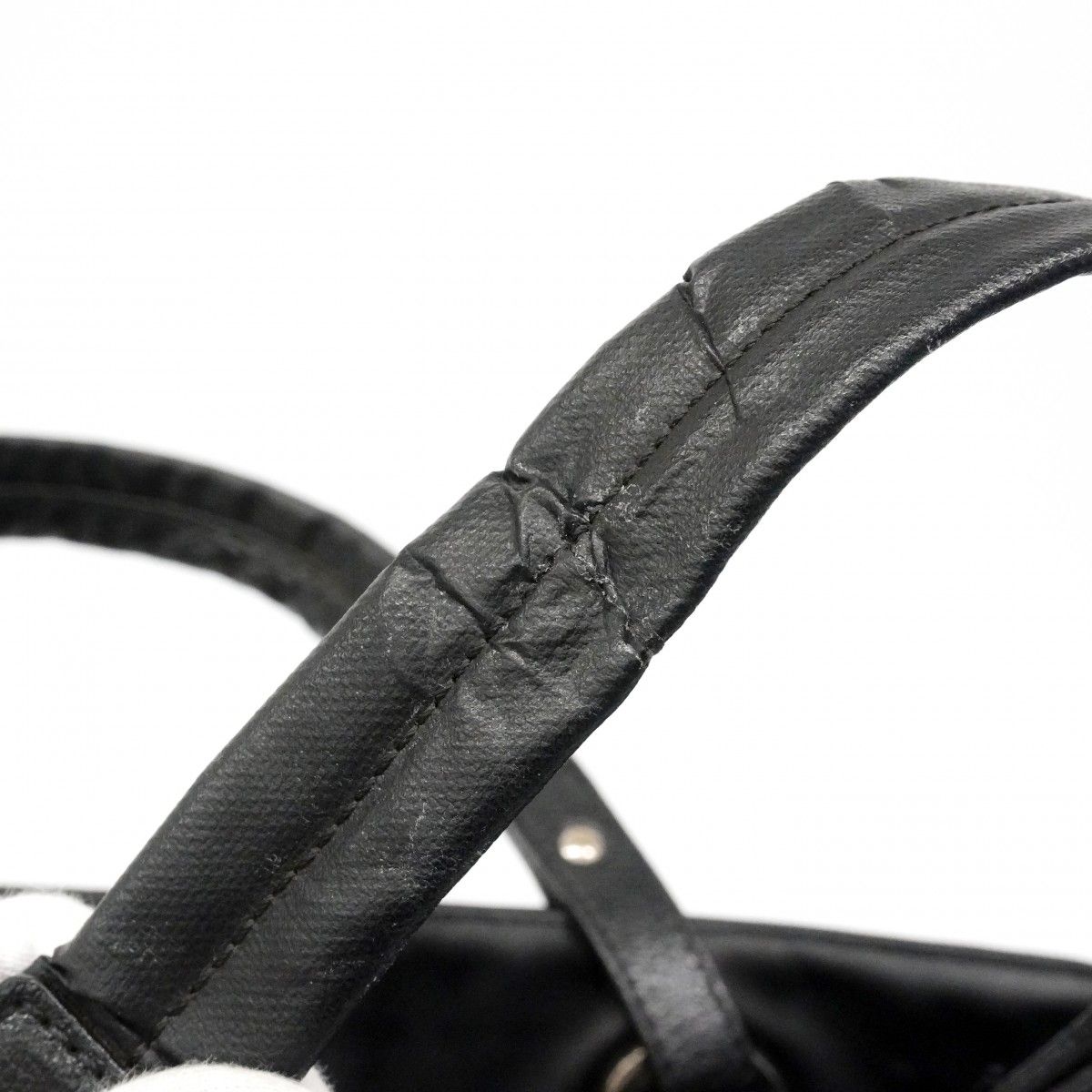 Chanel Tote Paris Biarritz Canvas Black Silver — view 8