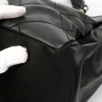 Chanel Tote Paris Biarritz Canvas Black Silver — view 9