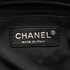 Chanel Tote Paris Biarritz Canvas Black Silver — view 5