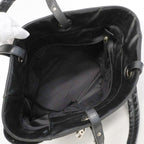 Chanel Tote Paris Biarritz Canvas Black Silver — view 4