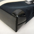 Gucci Tote 002 Canvas Black Navy Gold — view 6