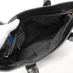 Gucci Tote 002 Canvas Black Navy Gold — view 4