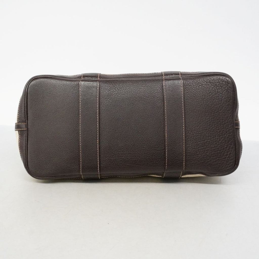 Hermes Tote Garden Party PM Toile Ash Brown Silver — view 3