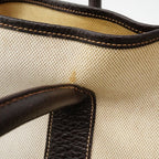 Hermes Tote Garden Party PM Toile Ash Brown Silver — view 9