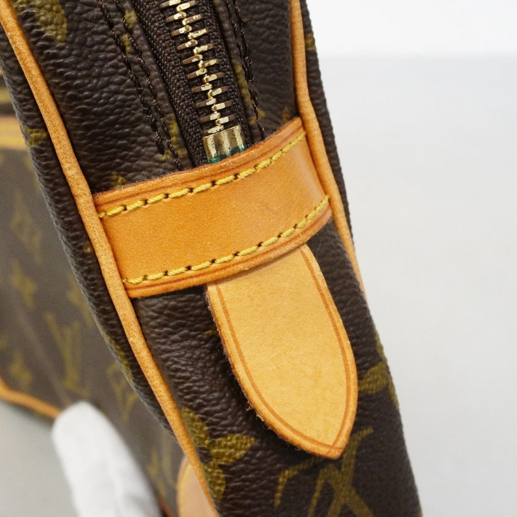 Louis Vuitton Clutch Monogram Marly Dragonne GM Brown — view 8