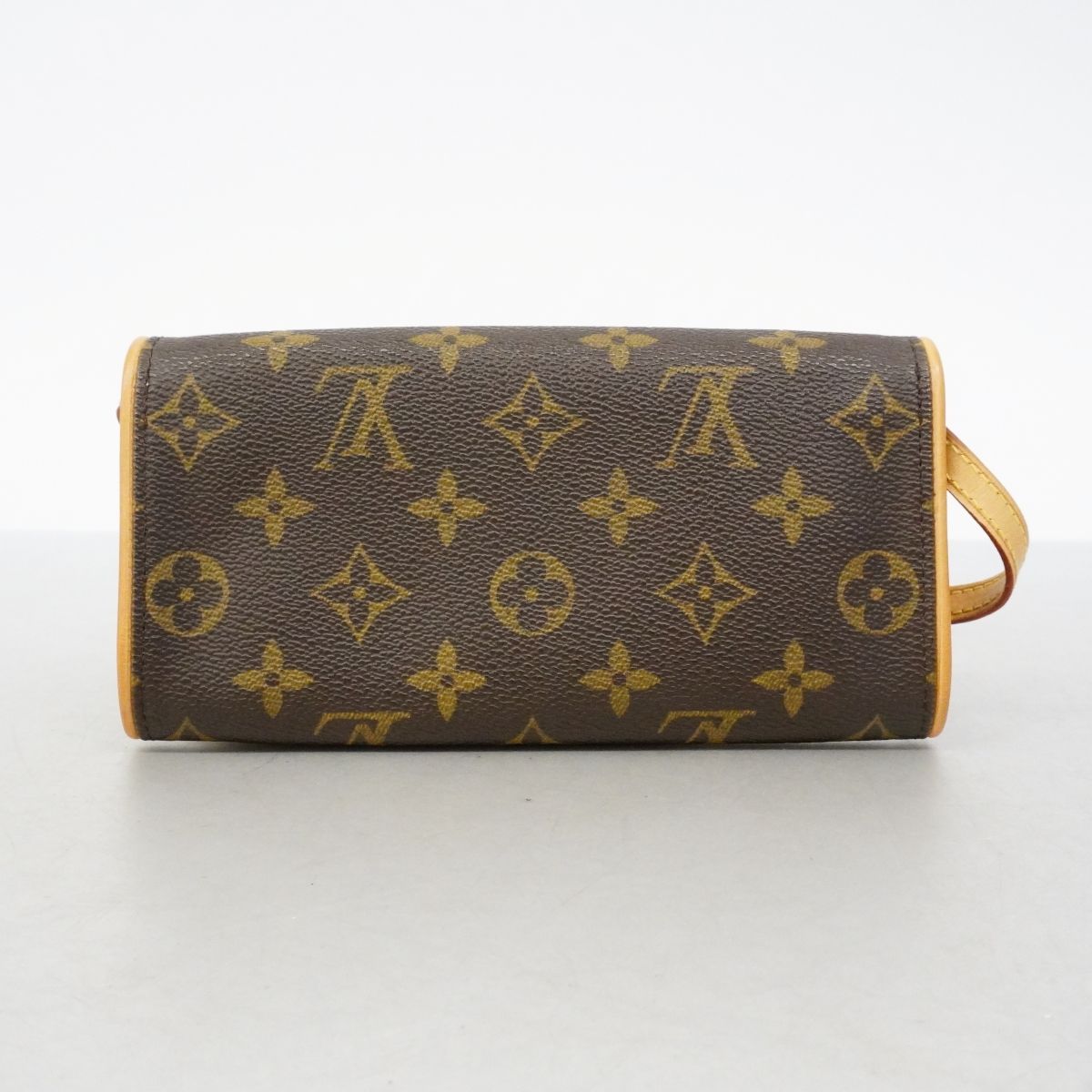 Louis Vuitton Shoulder Bag Monogram Pochette Twin PM Brown — view 8