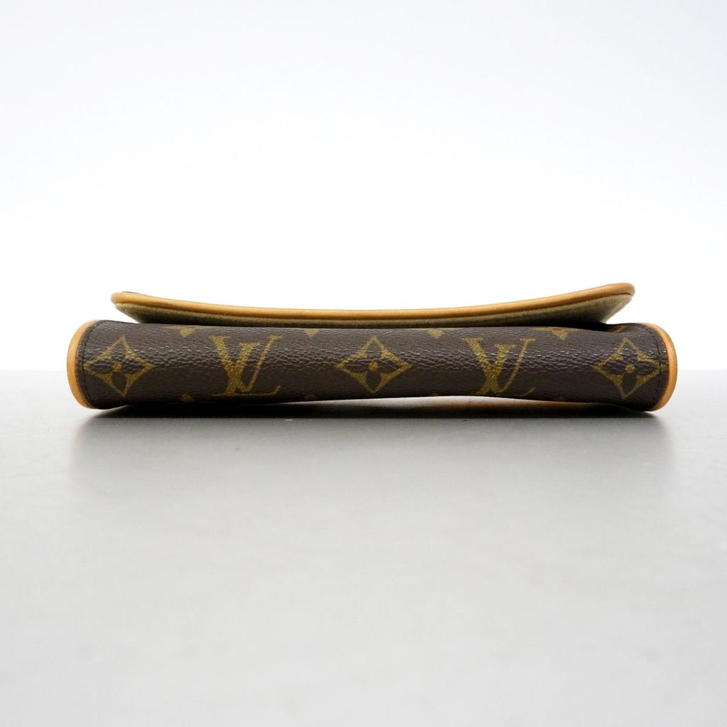 Louis Vuitton Shoulder Bag Monogram Pochette Twin PM Brown — view 3
