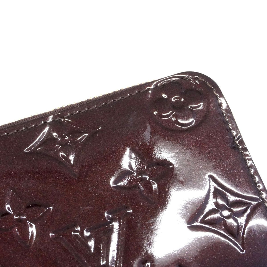 Louis Vuitton Coin Case Vernis Zippy Purse Amaranto — view 6