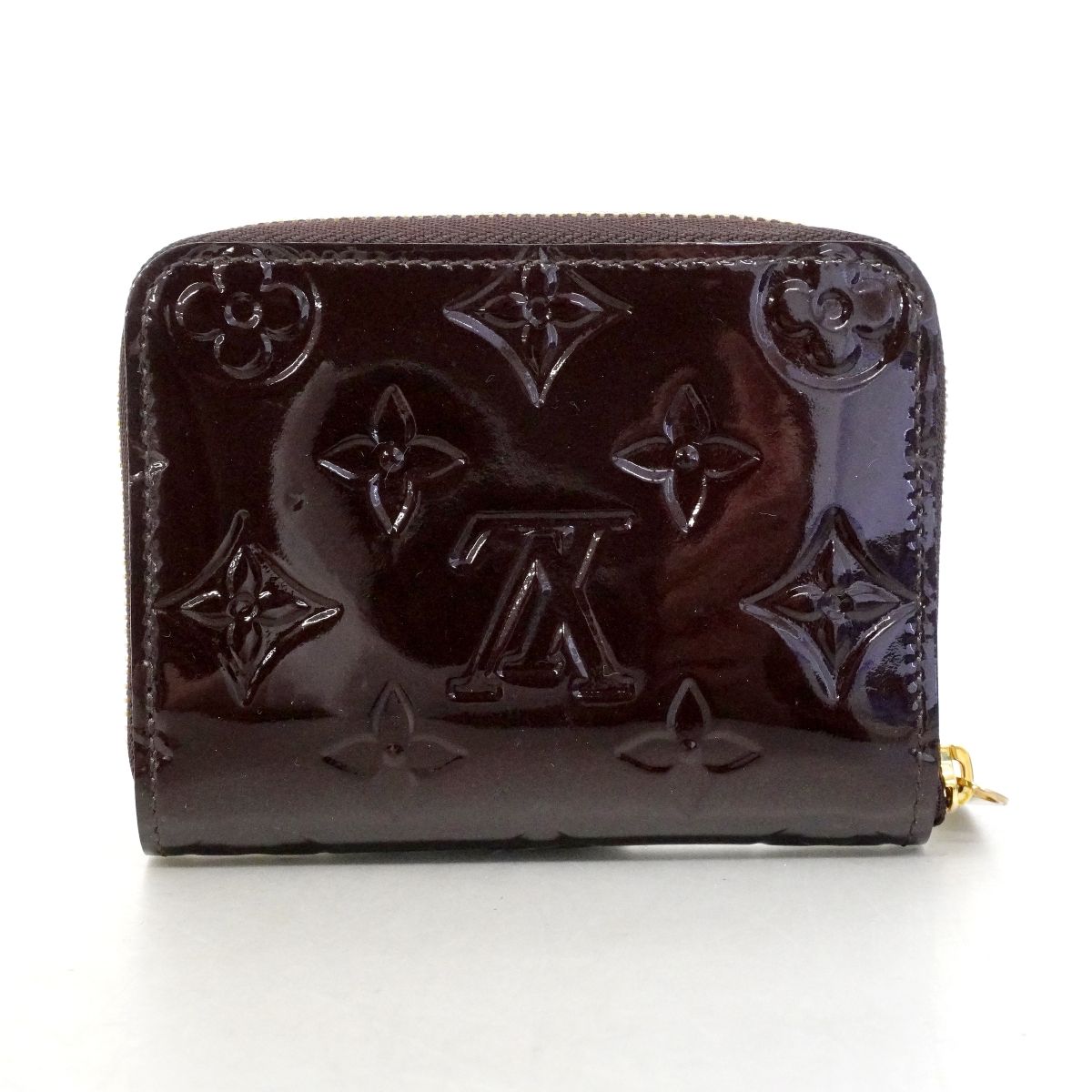 Louis Vuitton Coin Case Vernis Zippy Purse Amaranto — view 9