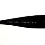 Chanel Sunglasses Acetate Black Silver Eyewear — view 5