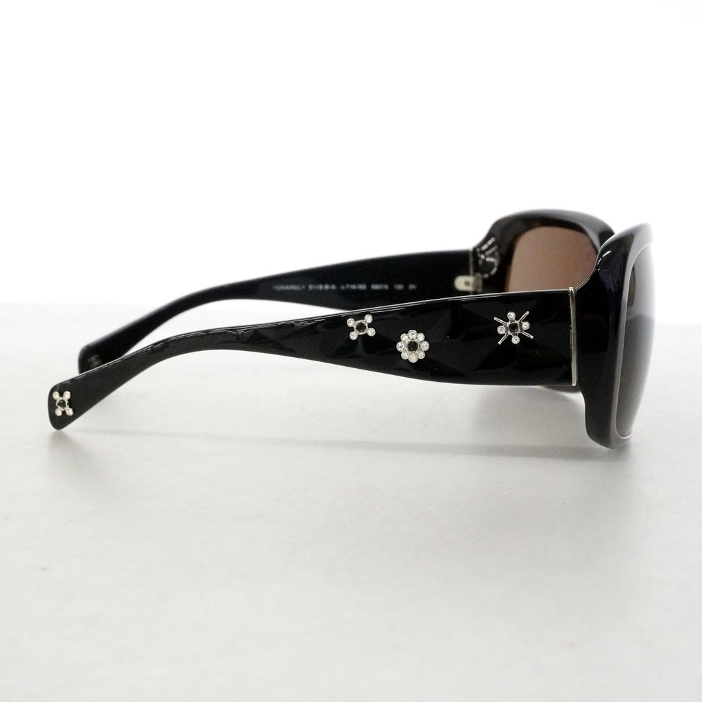 Chanel Sunglasses Acetate Black Silver Eyewear — view 3