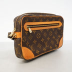 Louis Vuitton Clutch Monogram Marly Dragonne GM Brown — view 3