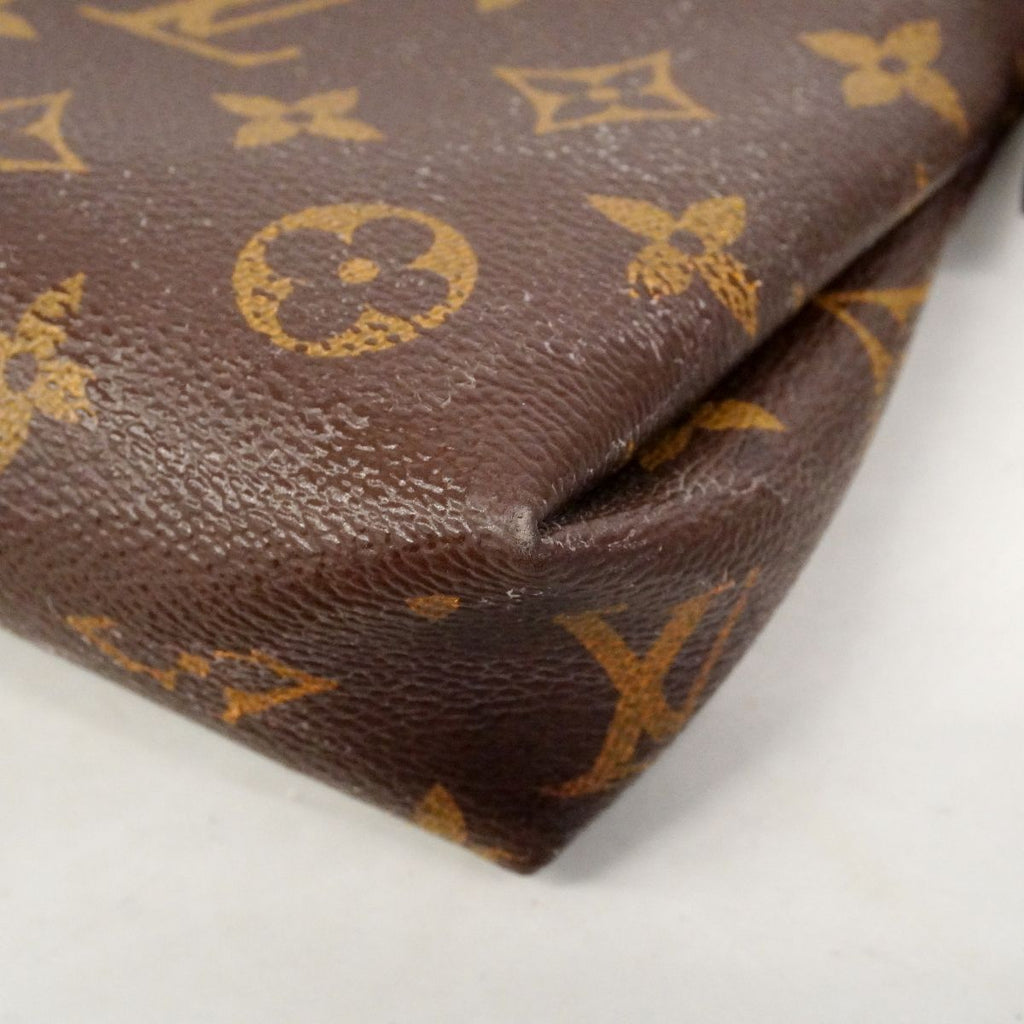 Louis Vuitton Handbag Monogram Pallas Clutch Brown Black 2-Way — view 7