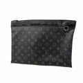 Louis Vuitton Clutch Monogram Eclipse Pochette Discovery Black
