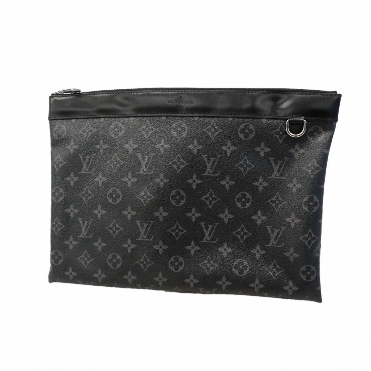 Louis Vuitton Clutch Monogram Eclipse Pochette Discovery Black