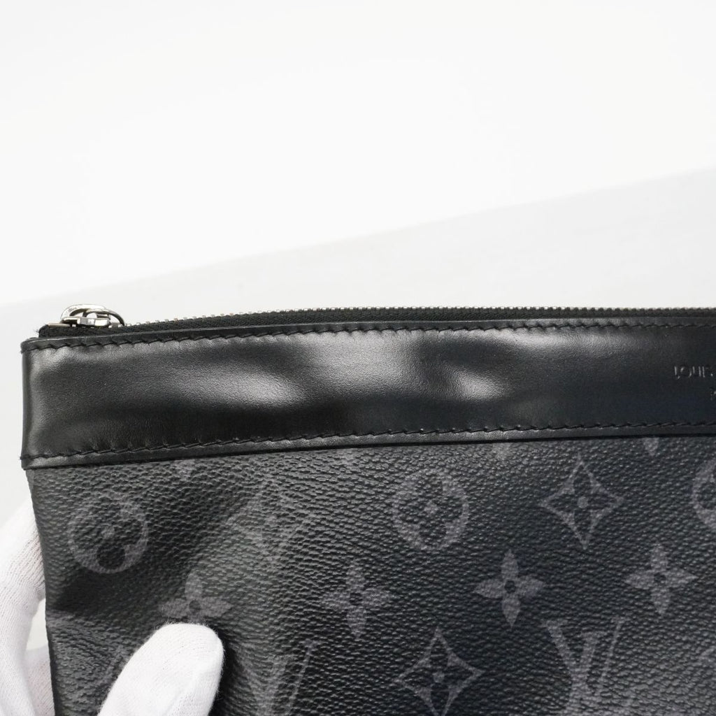 Louis Vuitton Clutch Monogram Eclipse Pochette Discovery Black — view 7