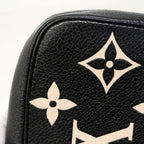 Louis Vuitton Pouch Monogram Empreinte Mini Pochette Noir Cream Bicolor — view 6
